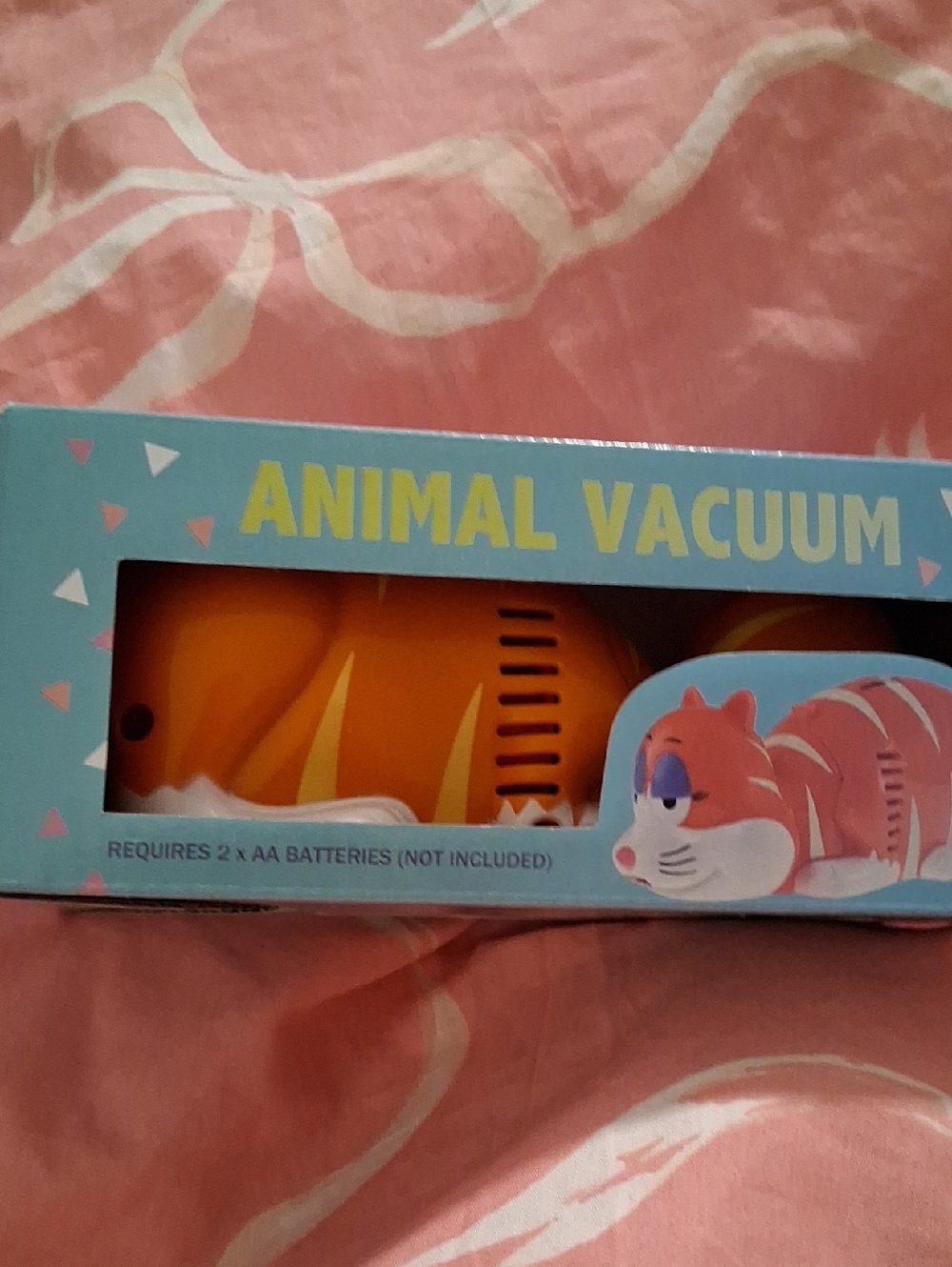 Animal Vacuum For Cleaning Crumbs On Your Table Orange. Cat New